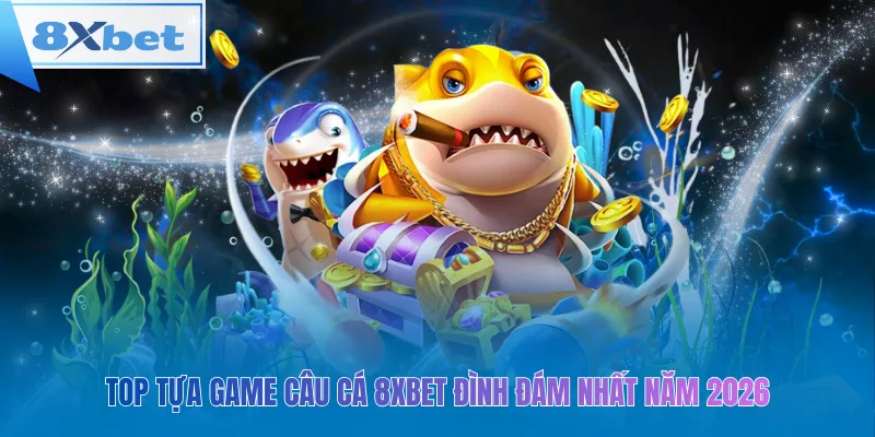 Top tựa game câu cá 8xbet đình đám nhất năm 2026